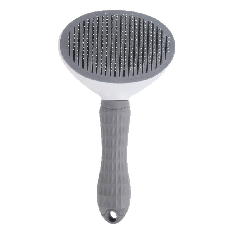 Self-Cleaning Dog Slicker Brush with Release Button