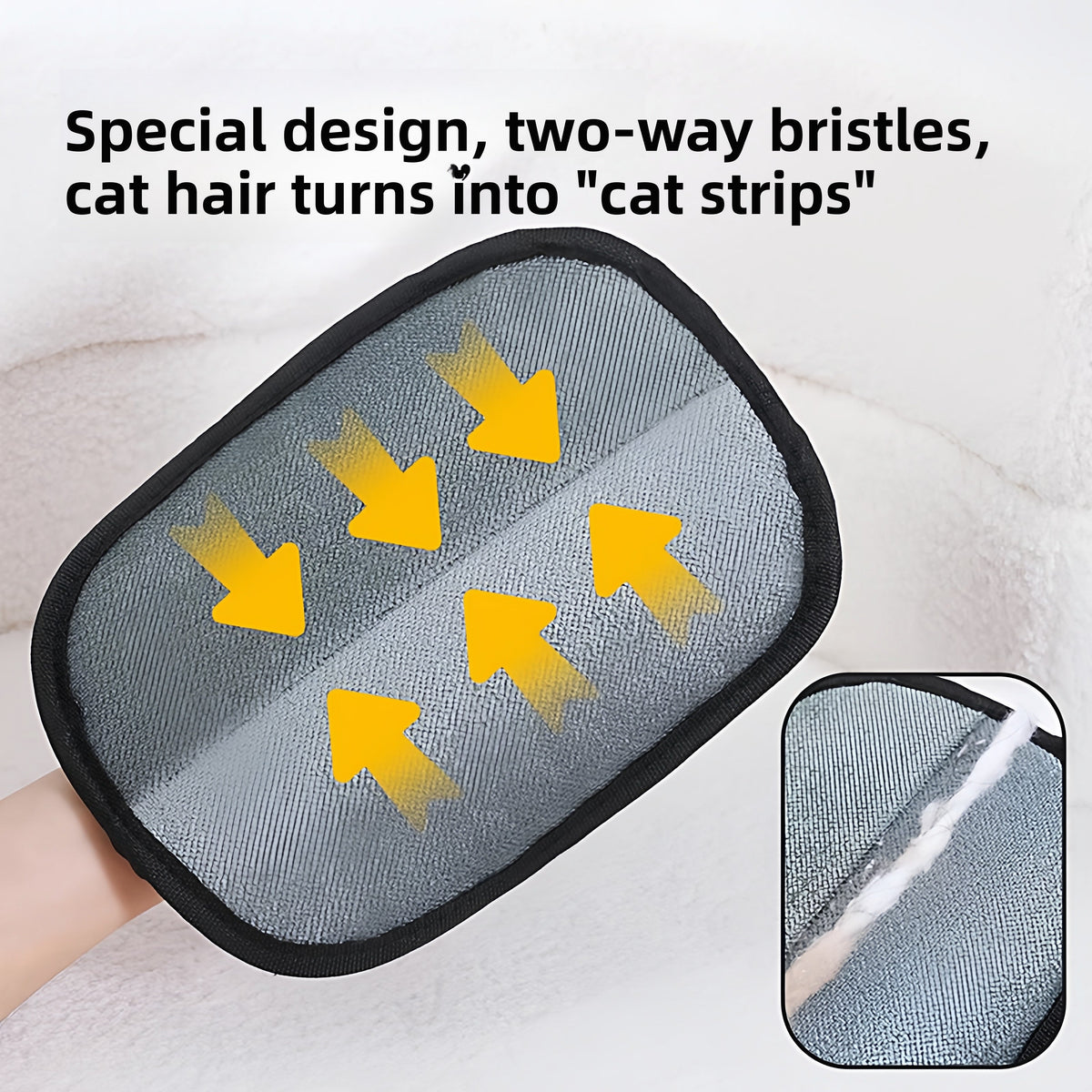 Two-Way Dog De-Shedding Glove, 23 × 17 cm, image 4 of 20