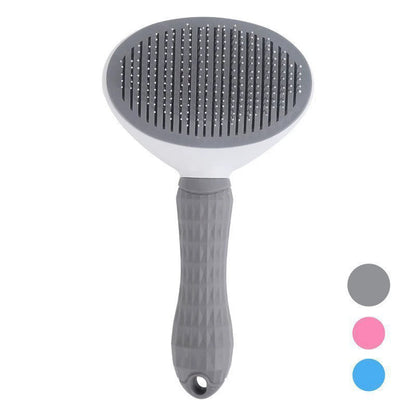 Self-Cleaning Dog Slicker Brush with Release Button, image 6 of 8