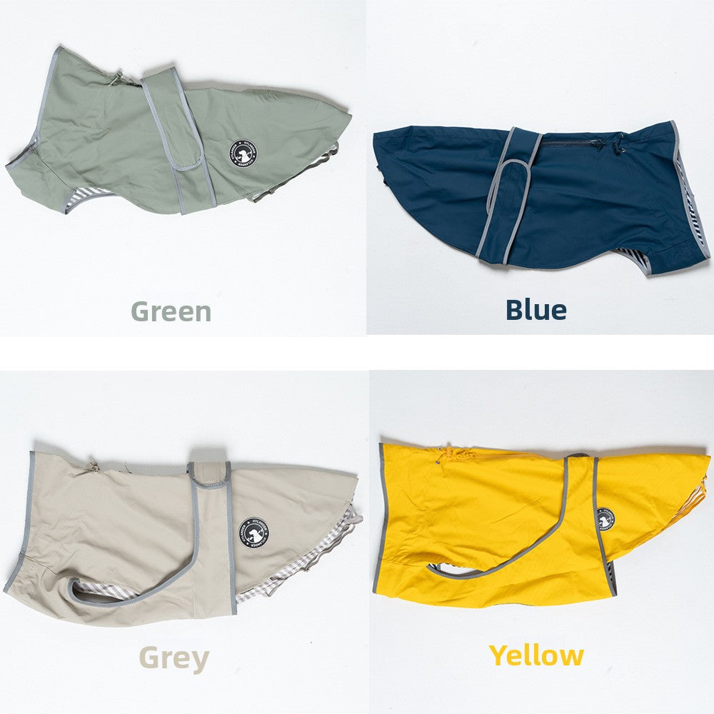 Waterproof Windproof Dog Raincoat, Polyester, image 3 of 9
