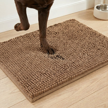 Absorbent Chenille Dog Door Mat, Non-Slip, Machine Washable, image 8 of 14