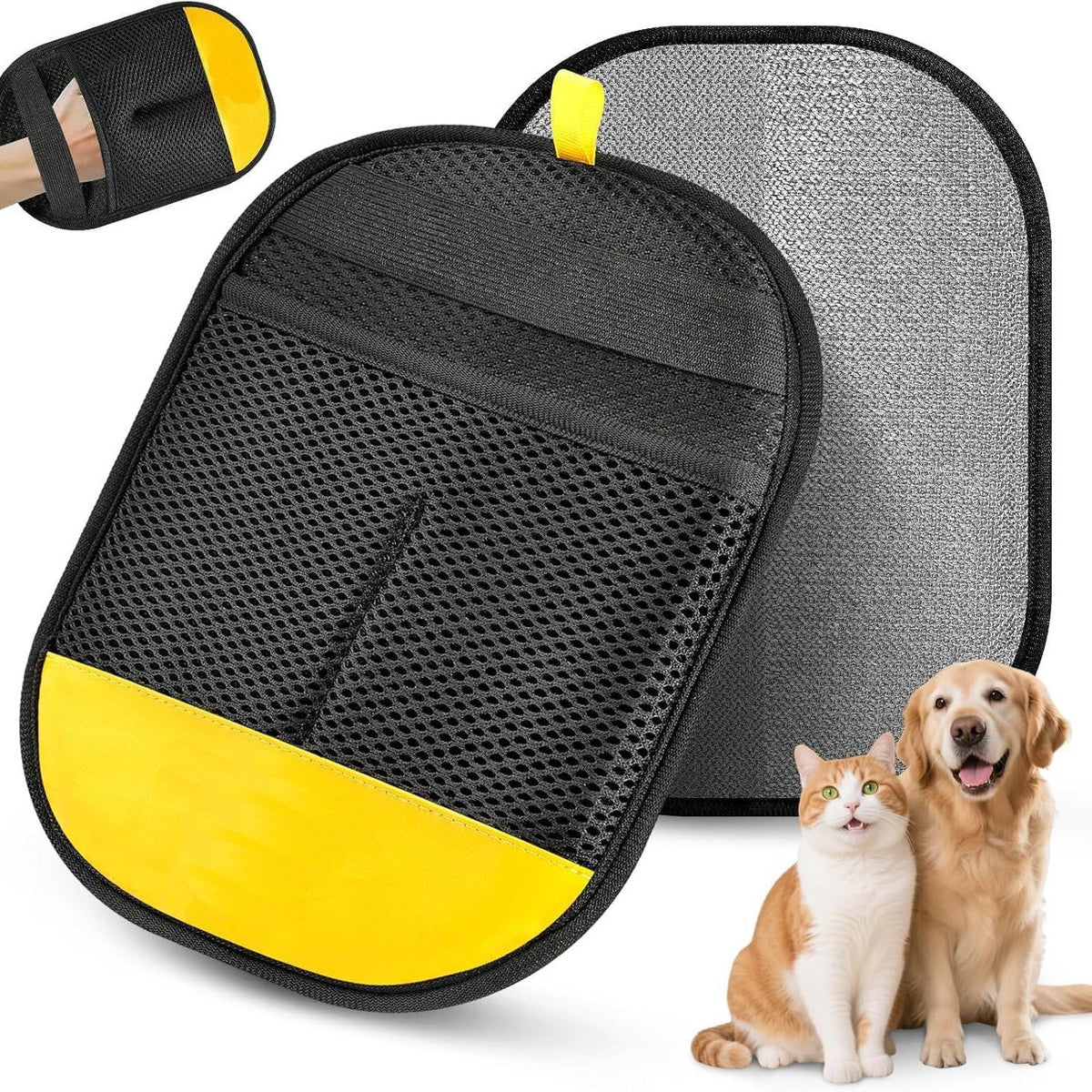 Two-Way Dog De-Shedding Glove, 23 × 17 cm, image 16 of 20