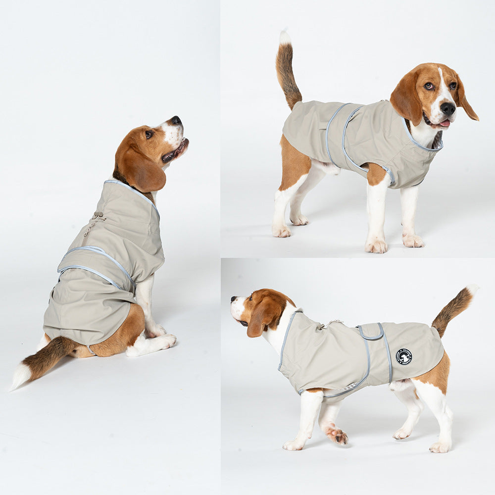 Waterproof Windproof Dog Raincoat, Polyester, image 4 of 9
