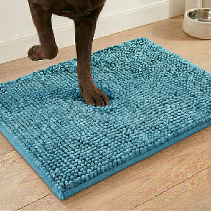 Absorbent Chenille Dog Door Mat, Non-Slip, Machine Washable, image 10 of 14